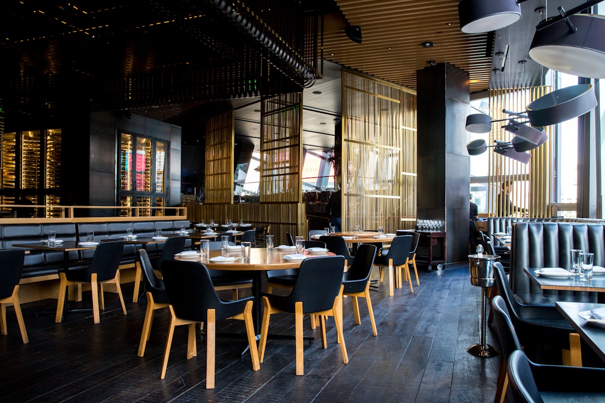 Houston restaurant interior representing restaurant owners seeking mortgage approval